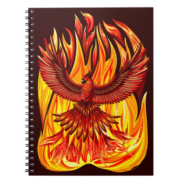 Phoenix mythological immortal Creature Notebook (Front)