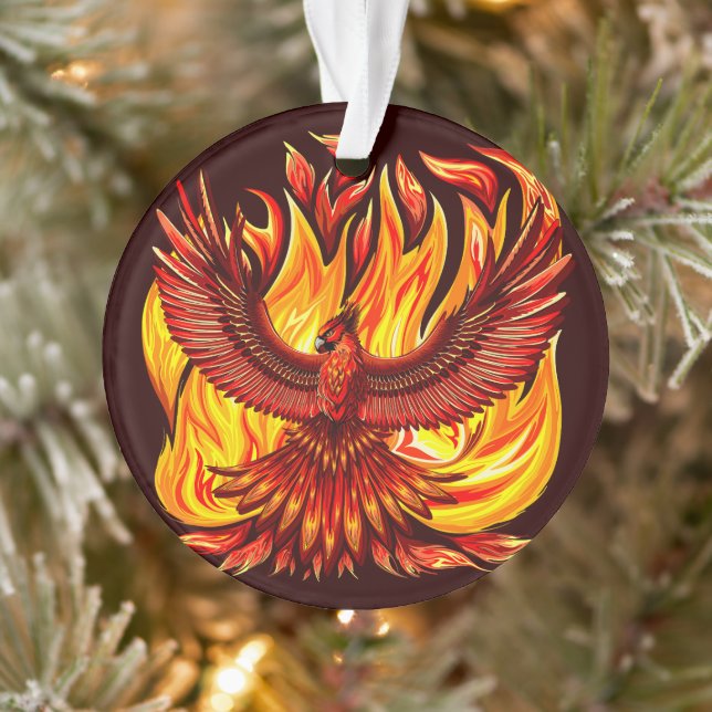 Phoenix mythological immortal Creature Ornament (Tree)