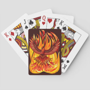 Phoenix mythological immortal Creature Playing Cards