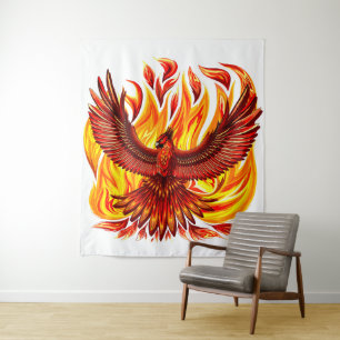Phoenix mythological immortal Creature Tapestry