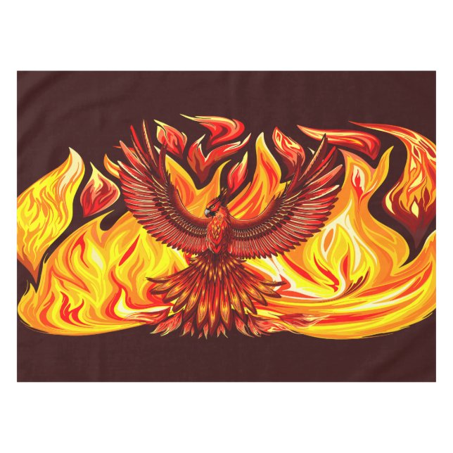 Phoenix mythologique immortel Créature Nappe (Devant (Horizontal))