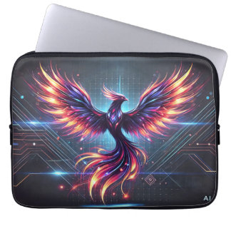 Phoenix Neon Laptop Sleeve – Futuristic