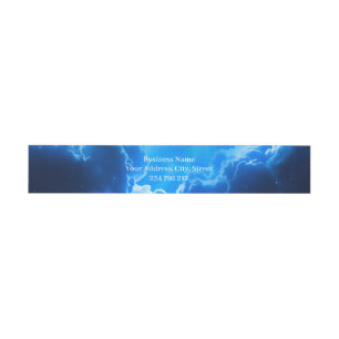 Phoenix of the Sapphire Dawn Invitation Belly Band