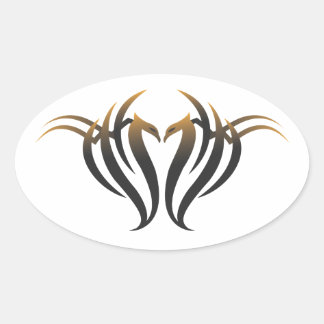 Phoenix Oval Sticker