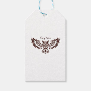 Phoenix Owl – Fiery Vision Gift Tags