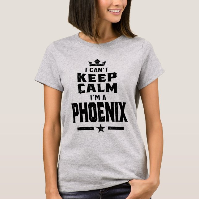 Phoenix Personalized Name Birthday Gift T-Shirt (Front)