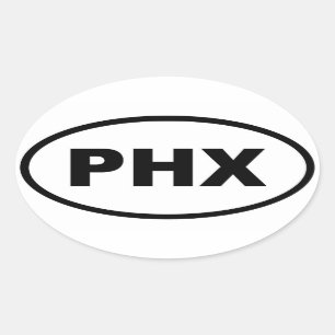 Phoenix PHX Oval Sticker