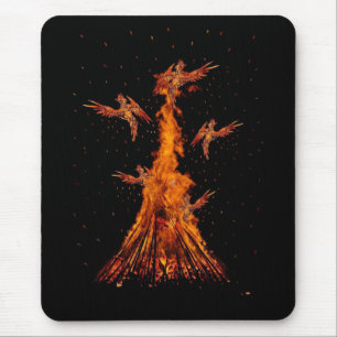 Phoenix Rebirth Mouse Pad