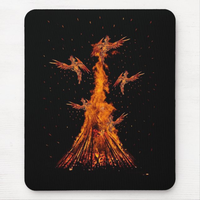 Phoenix Rebirth Mouse Pad (Front)
