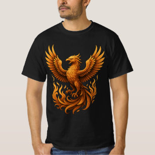 Phoenix Rebirth – Rise in Gold T-Shirt
