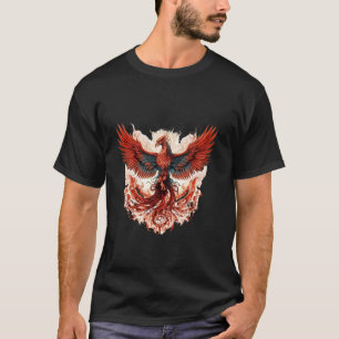Phoenix Reborn Rejuvenation Fire Phoenix Bird Myth T-Shirt