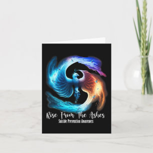 Phoenix Rise From The Ashes Suicide Prevention Awa Card