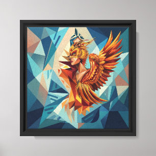 Phoenix Rise – Toile encadrée pour murs