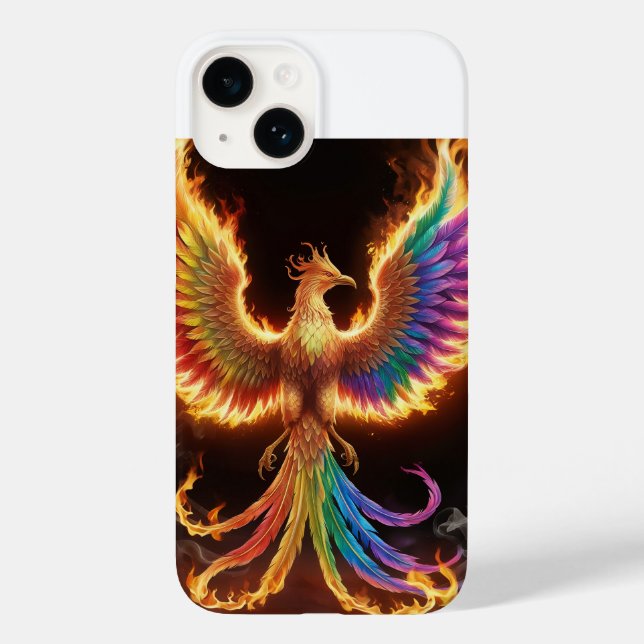 "Phoenix Rising: A Dance of Flames" Case-Mate iPhone Case (Back)