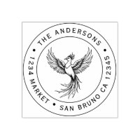 Phoenix Rising Address Stamp