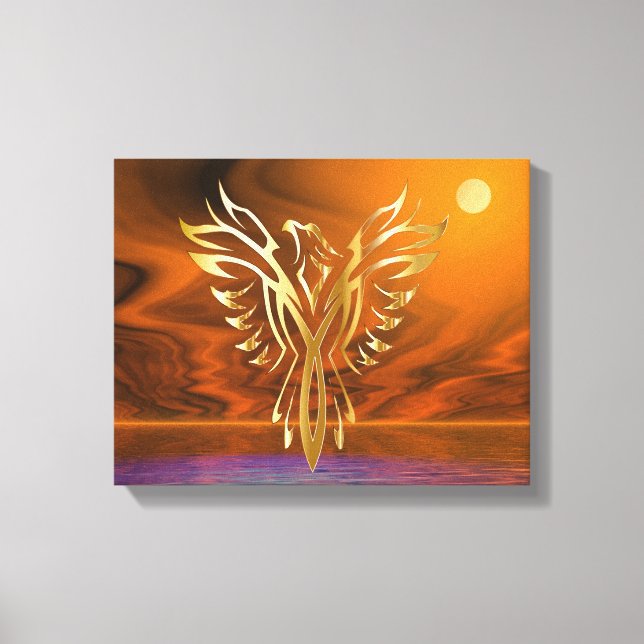 Phoenix Rising Canvas Print (Front)