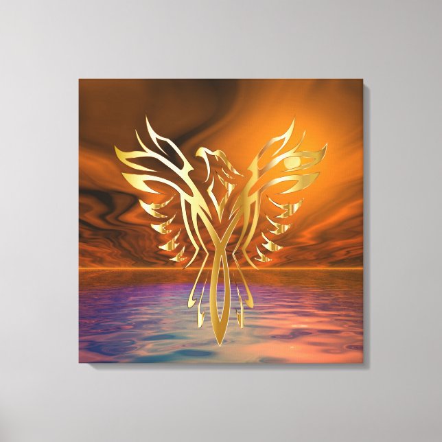 Phoenix Rising Canvas Print (Front)