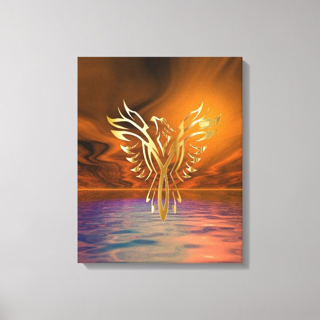 Phoenix Rising Canvas Print (Front)