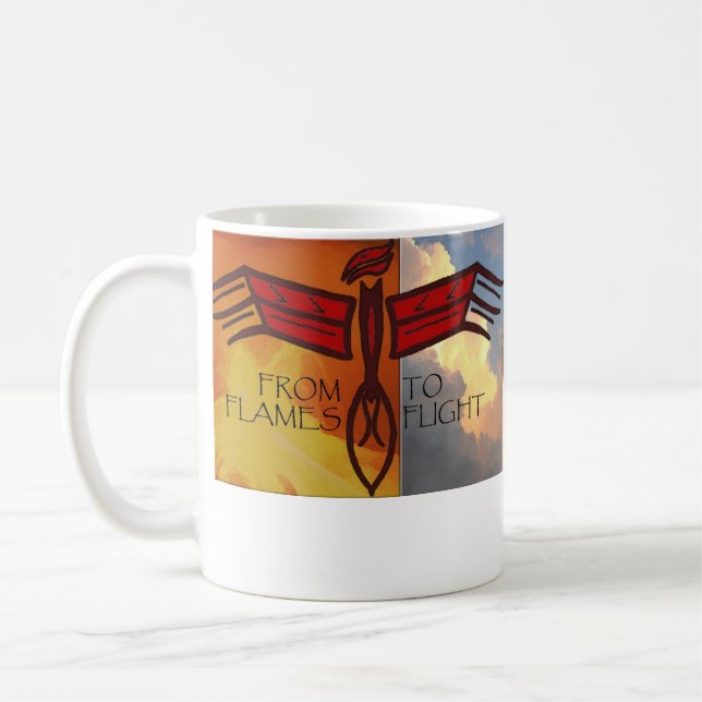 Phoenix Rising Coffee Mug (Left)