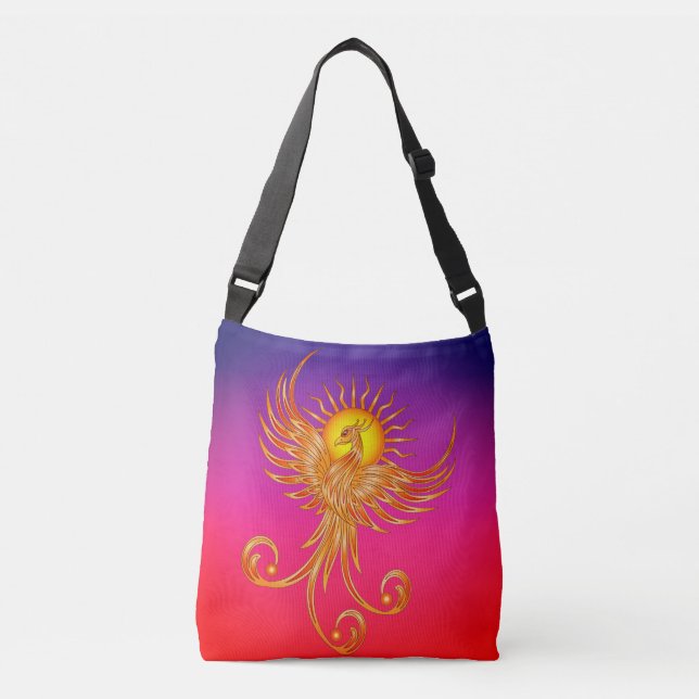 Phoenix Rising Crossbody Bag (Front)