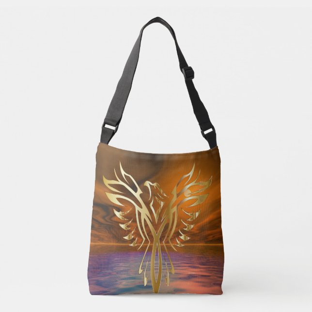 Phoenix Rising Crossbody Bag (Front)