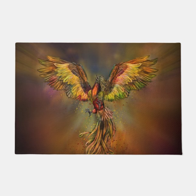 Phoenix Rising Doormat (Front)