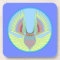 Phoenix Rising drink coasters
