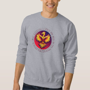 Phoenix Rising Fiery Wings Bold Graphic Sweatshirt