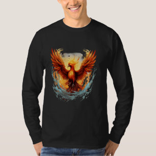 Phoenix Rising Firebird Artwork Fire Phoenix Bird T-Shirt