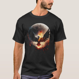 Phoenix Rising From Ashes Resurrectio Rebirth New  T-Shirt
