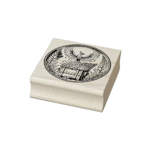 Phoenix Rising from the Dumpster Fire Ashes        Rubber Stamp