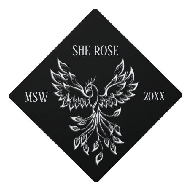 Phoenix Rising Graduation Cap Topper SP Order (Front)