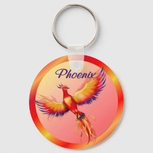 Phoenix Rising Keychain