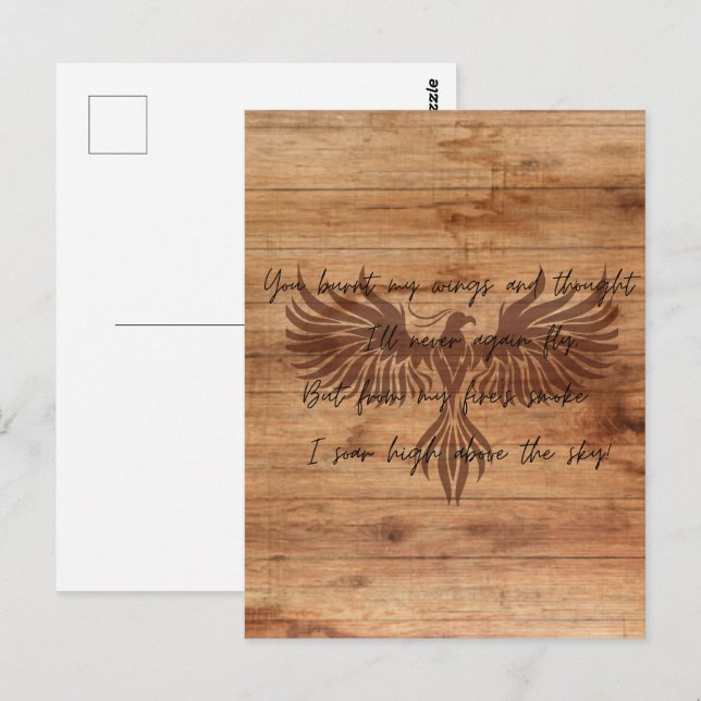Phoenix Rising | Motivation  Postcard (Front/Back)