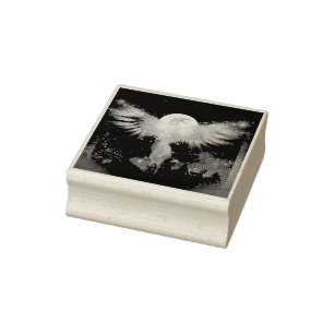 Phoenix Rising Rubber  Stamp