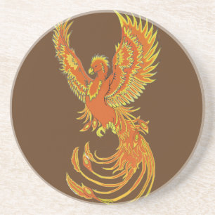 Phoenix Rising Sandstone Coaster