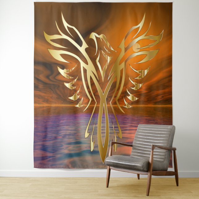 Phoenix Rising  Tapestry (In Situ)