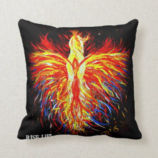 Phoenix Rising Throw Pillow