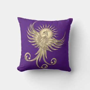 Phoenix Rising Throw Pillow