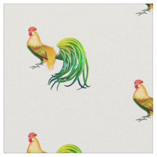 Phoenix Rooster Chicken Fabric