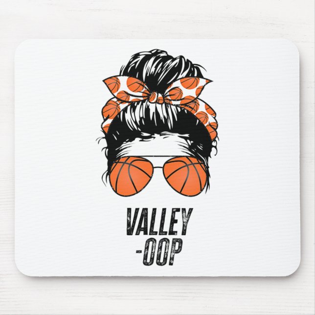 Phoenix Sketll Valley -oop Messy Bun Sun Sketll Fa Mouse Pad (Front)