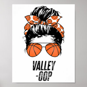 Phoenix Sketll Valley -oop Messy Bun Sun Sketll Fa Poster