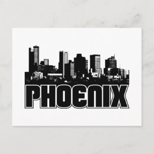 Phoenix Skyline Postcard