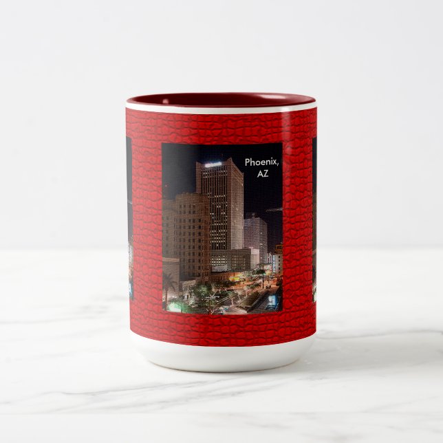 Phoenix Skyscrapts à Night Mug (Centre)