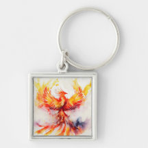 Phoenix Spreading it's Wings Rising from the Ashes