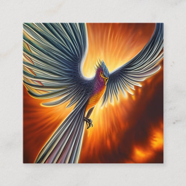Phoenix Square Business Card (Front)