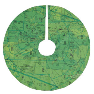 Phoenix TAC Chart Brushed Polyester Tree Skirt