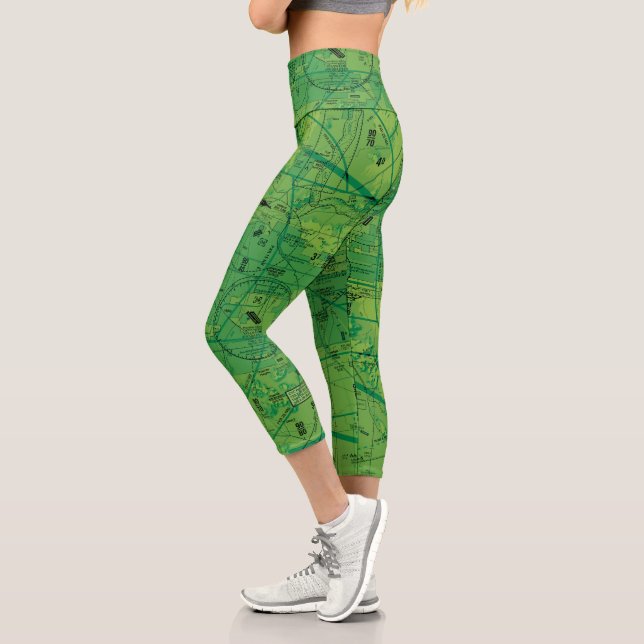Phoenix TAC Chart Capri Leggings (Left)