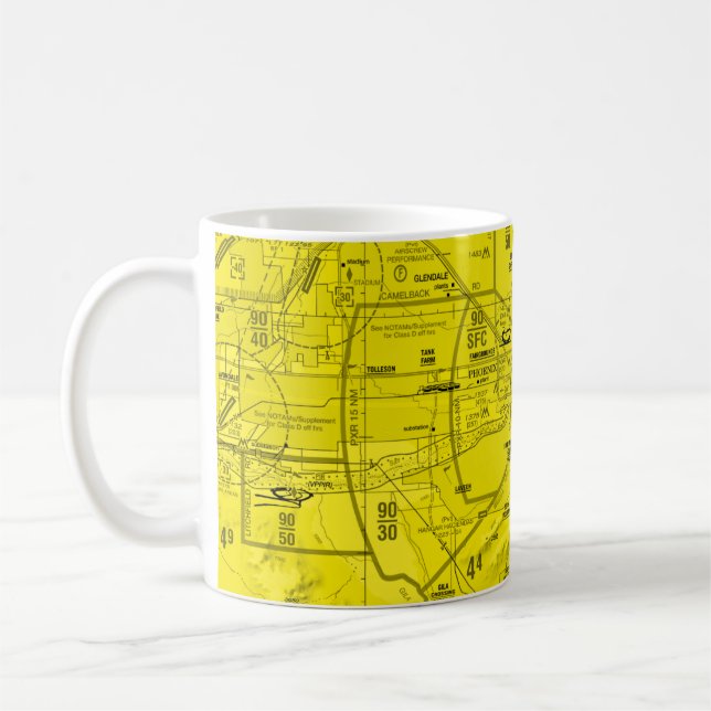 Phoenix TAC Tasse graphique - jaune (Gauche)