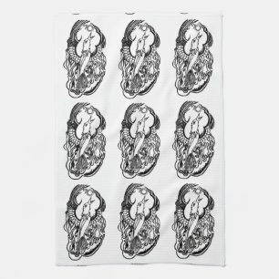 Phoenix Tattoo Kitchen Towel